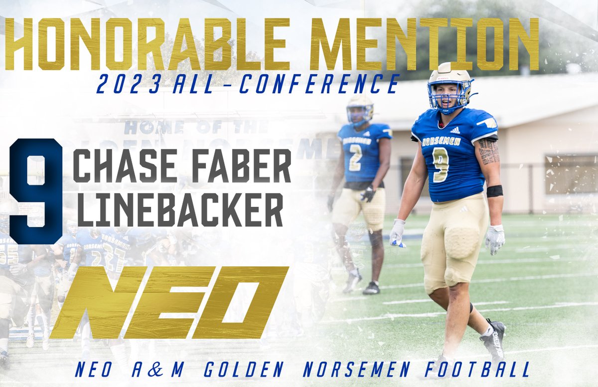 🚨SWJCFC All Conference🚨 Honorable Mention: @Chase_Faber_