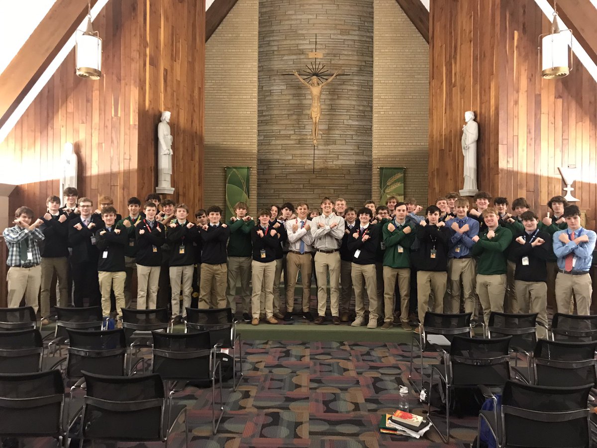 St. X would love to give a big-time THANK YOU to Tiger-Forever, Holden Smith for speaking at Tigers for Christ this morning. He talked about the fact that our hearts inherently have an eternal desire that can only be satisfied by Jesus. Thanks, Holden! Hook ‘em Horns! <a href="/TexasMSD/">Texas Men's Swimming & Diving</a>
