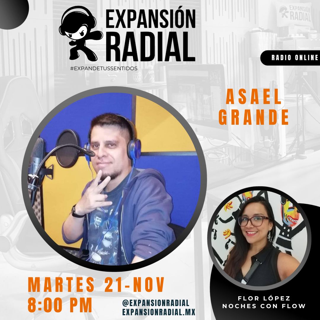 asael_grande's tweet image. Hoy! Flow al Aire 🙂

#Flowalaire
#ExpansionRadial
#ExpandeTusSentidos
@expansionradia
Expansión Radial