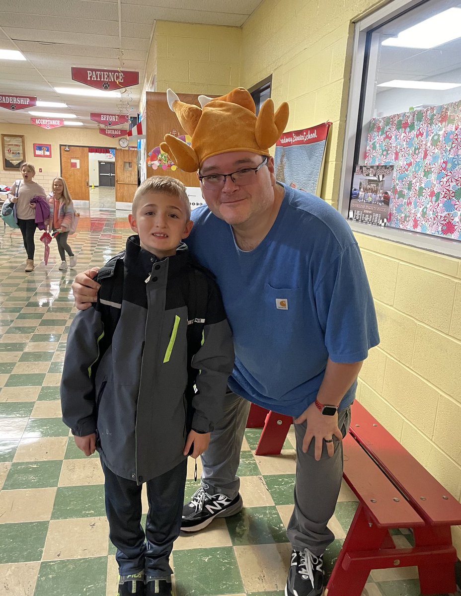 Mr. Marshall welcomed our Broadway students with a special turkey greeting!