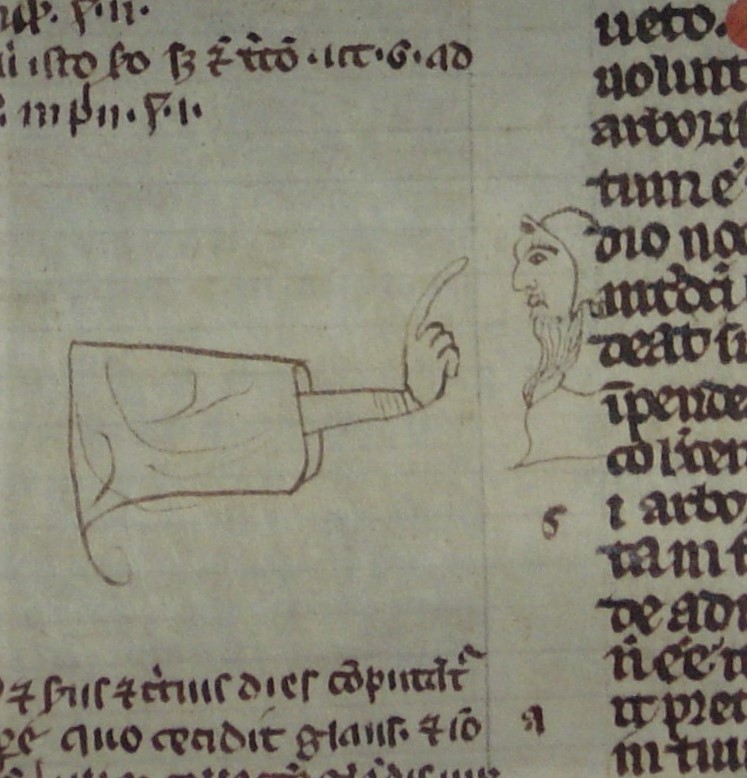 Medieval_Radio's tweet photo. Our friends at Mecern recently they released a podcast on scribal additions and scribal humour with @UniKarlova  Lucie Doležalová. You can listen to it here: https://t.co/lKNLMxpzyx

Image: Worcester Cathedral Library WCL F136 https://t.co/gQUefVmemc