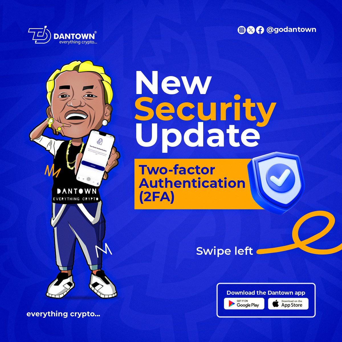 In our ongoing commitment to providing a secure platform, we are thrilled  to announce the integration of Google Authenticator as the second layer of  authentication for crypto transactions. Now, on the Dantown