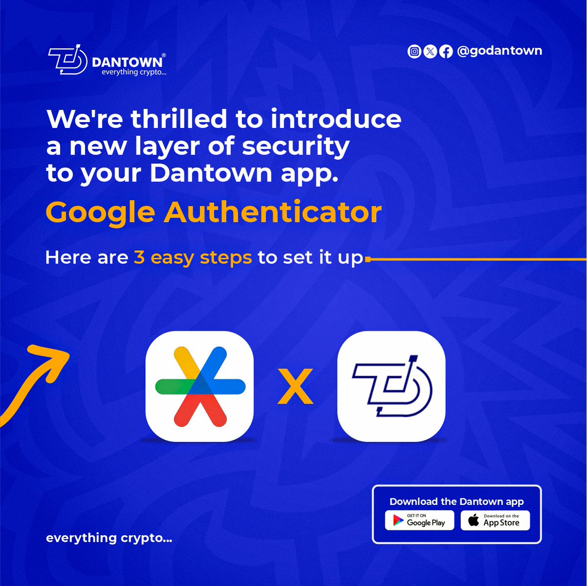 In our ongoing commitment to providing a secure platform, we are thrilled  to announce the integration of Google Authenticator as the second layer of  authentication for crypto transactions. Now, on the Dantown