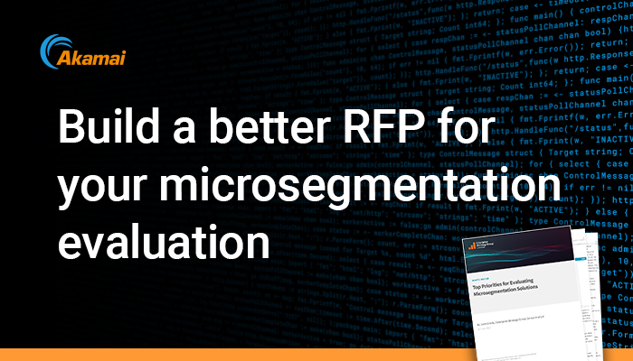 Akamai's tweet image. See the top 8 differentiators in a #microsegmentation technology. Get the report: ow.ly/sxiM50Q9FPx