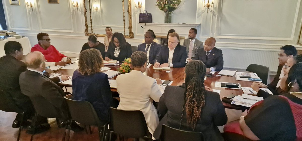 Fantastic meeting with the #CARICOM Caucus at the Saint Kitts and Nevis High Commission last week to explore ways we can work together 🤝 | @ICwS_SAS