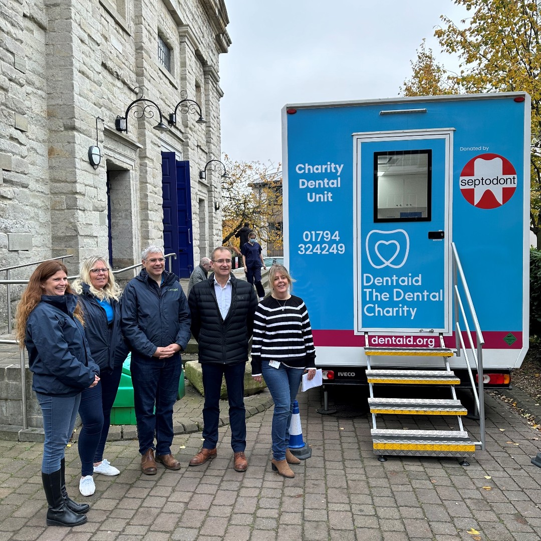 SeptodontLtd's tweet photo. Fantastic day meeting and treating patients with Dentaid in Maidstone 

Our sponsored mobile dental unit is officially on the road! https://t.co/XWGFnMnUST