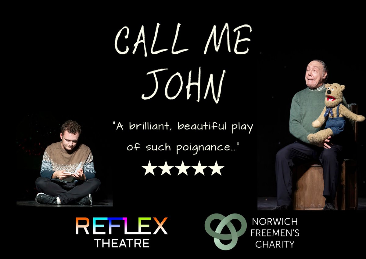 Alla Vostra Salute! Call Me John returns: Spring 2024!

🎭 Call Me John
🗓️ 7th-9th March 2024
📍 Dereham, Aylsham, Norwich
🎟️ £7.50: reflextheatre.co.uk/callmejohn