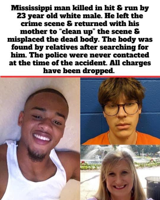 🚨 Y’all please share! My classmate and friend, Donivan Barnes was killed in a fatal hit and run accident on October 6, here in Hattiesburg, Mississippi. His killer, 23 year old white male, Andrew Cook has been released on a $10k bond, never stepping one foot in the court room!!