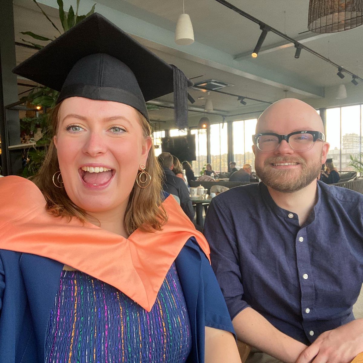 Got my grad rags on <a href="/MountviewLDN/">Mountview</a>