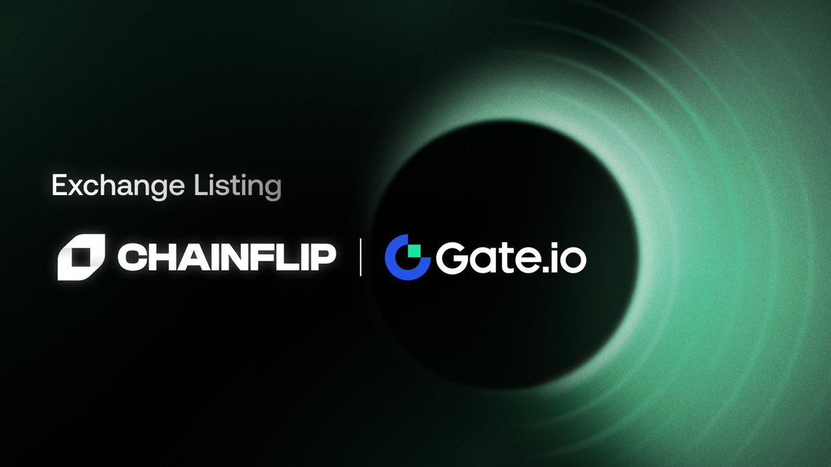 Chainflip's tweet photo. 📢 Upcoming Listing Announcement

FLIP will be listed for spot trading on
@gate_io.

📆 Nov 23, 2023 at 1200 UTC

🌐21,858 FLIP in rewards:

https://t.co/0UhWs0tzhb https://t.co/gWhj5L5KfT