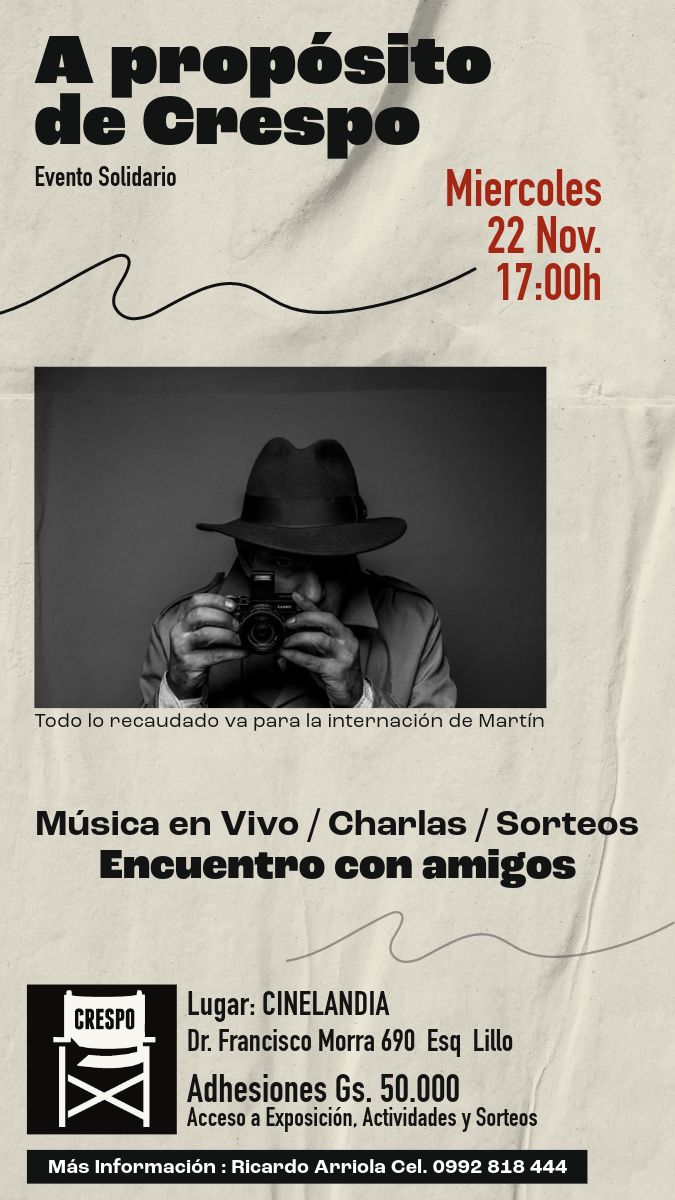 OrtizFaiman's tweet image. Podes ayudar también comprando una entrada anticipada del evento de mañana que tiene música en vivo, pizzas, feria, y por tu entrada se sortean fabulosos premios donados por gente muy genial, gracias a todos los que aportan, todo suma! tuti.com.py/evento/a-propo…