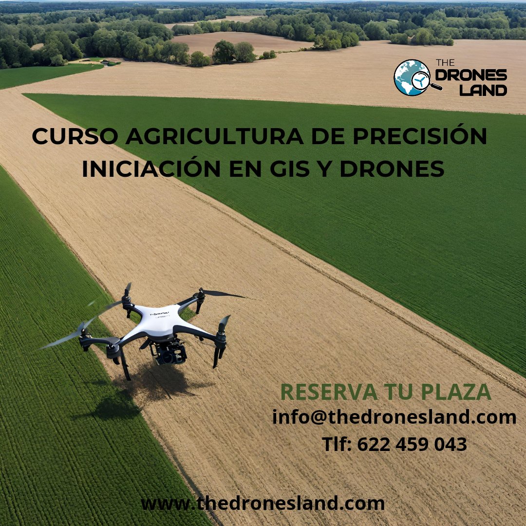 Si te apasiona la agricultura de precisión y los drones, nuestros nuevos cursos te llevarán al siguiente nivel. Aprende a utilizar la tecnología más avanzada para optimizar tus cultivos y aumentar tu productividad 🌾📈

thedronesland.com 
Tlf: 622 459 043