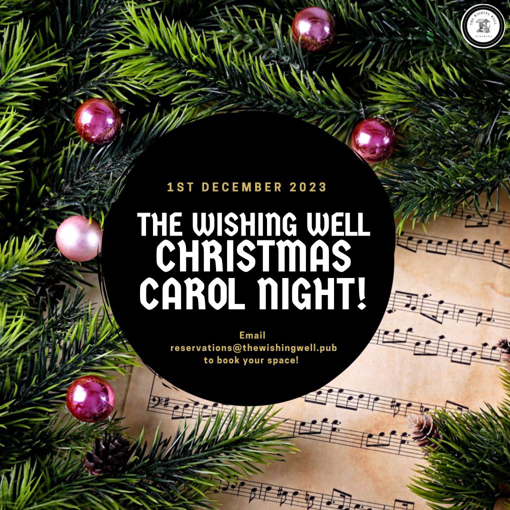 Get ready to ignite your festive spirit! Im thrilled to launch our inaugural Pub Carol Night in collaboration with the Wishing Well at @DidsRT. Marking the perfect kickoff to your Christmas celebrations. 🎄🎶 @stjamesemmanuel @EveryoneChurch @DioManchester