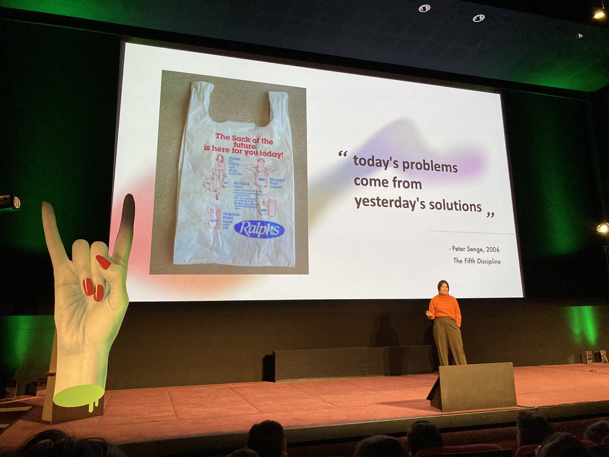 duhavid's tweet image. Today’s problems come from yesterday’s solutions. Great talk about the future, by Alicia Shao. #schoolofproduct
