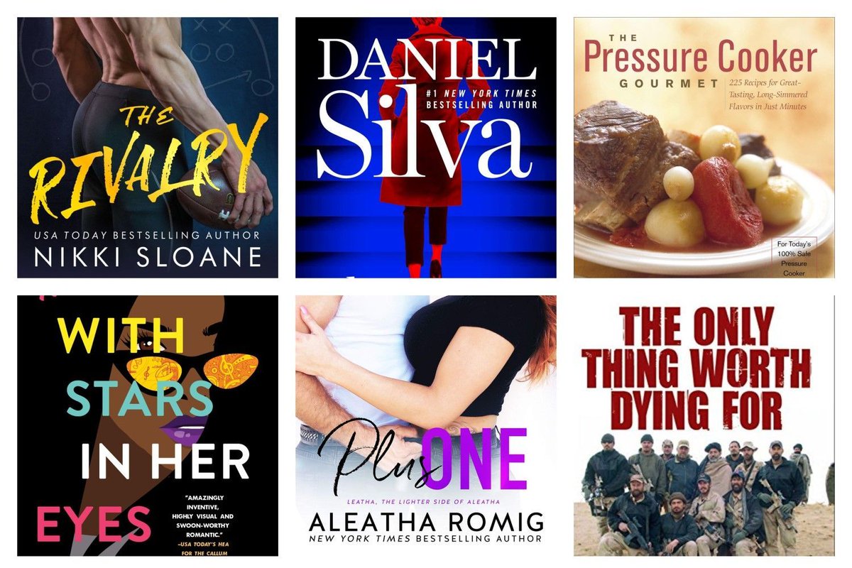 😍😍📚 Just posted some AMAZING Tuesday #bookworm bargains $1.99 or LESS! Find your next favorite read from talented authors like <a href="/danielsilvabook/">Daniel Silva</a>, <a href="/AuthorNSloane/">Nikki Sloane</a>, <a href="/EricBlehm/">前台接待—千允</a> and more: ereaderperks.com. Enjoy!