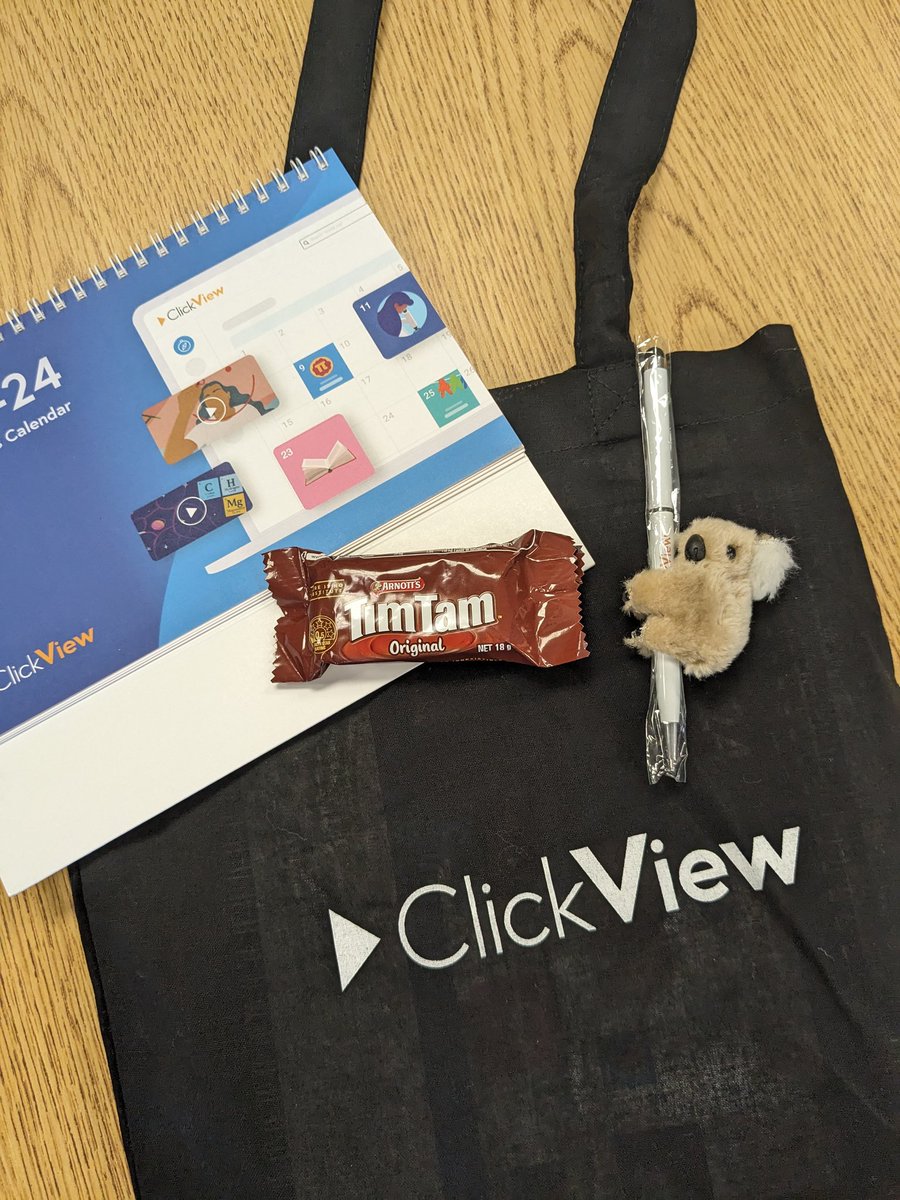 I told <a href="/ClickView/">ClickView</a> I couldn't make it to #NYSCATE23 , so they sent NYSCATE to me!! Thank you for the treats and the great content you produce for our learners! 🧡 <a href="/WSWHEBOCES_SLS/">WSWHEBOCES_SLS</a>