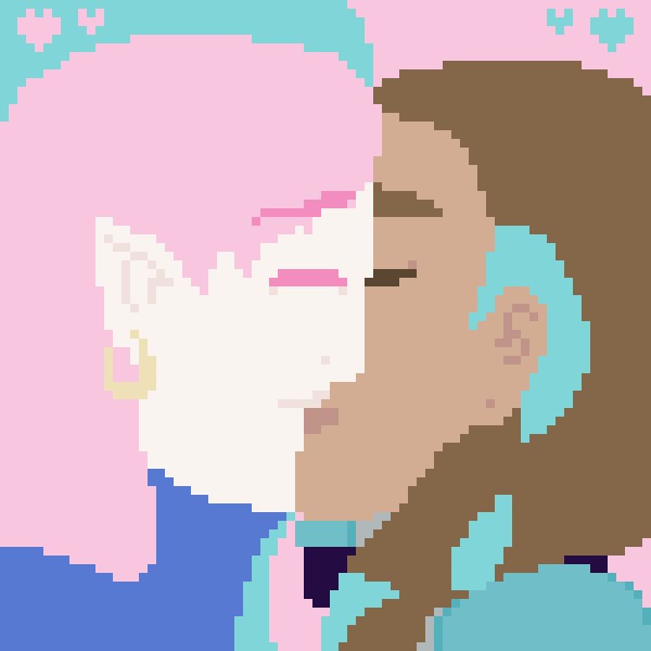 「YURI WIN!!!! CRESCYAN KISSED FINALLY!!! 」|zin | 5/6 SLOTS OPENのイラスト