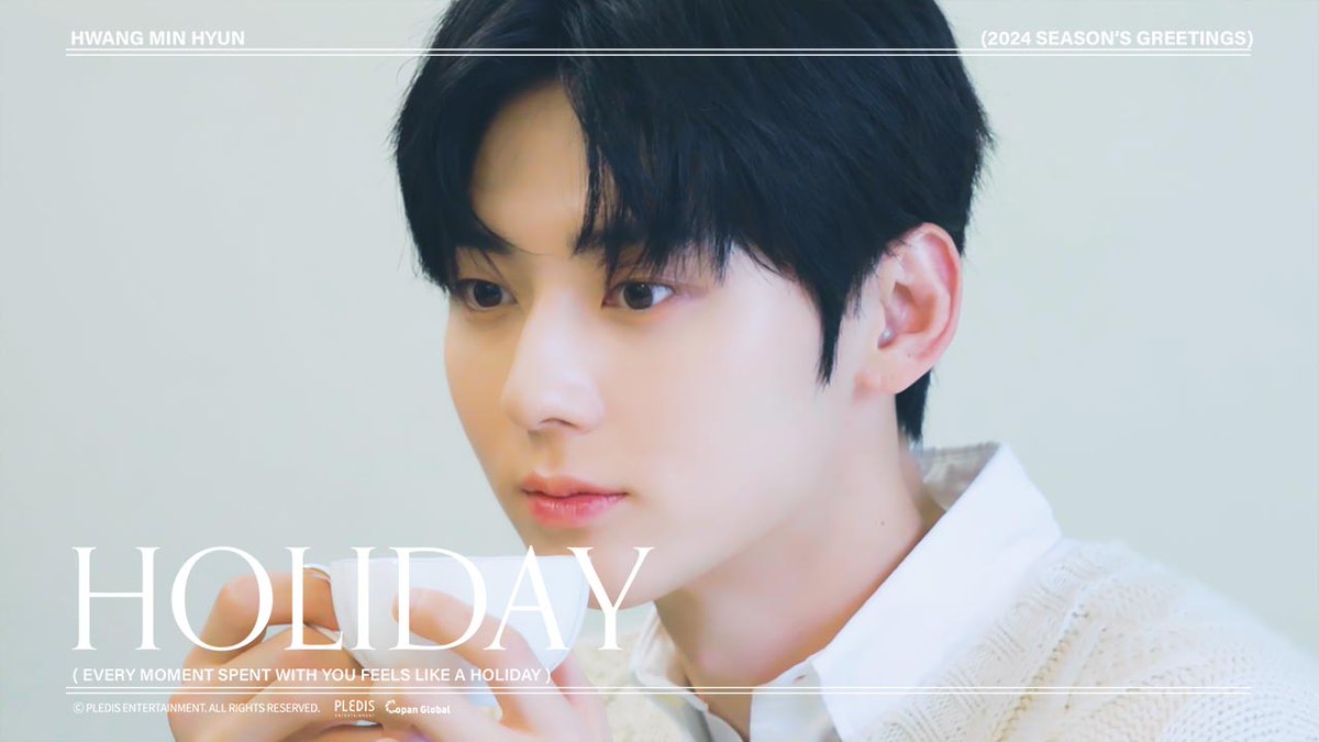 MINHYUN_PLEDIS's tweet photo. 황민현(HWANG MIN HYUN) 2024 SEASON'S GREETINGS MOOD TEASER

▶ https://t.co/wg7gc6jzLi

Pre-order 2023.11.22(Wed)

#황민현 #HWANGMINHYUN #시즌그리팅 #SeasonsGreetings https://t.co/w9gXf0PZmN