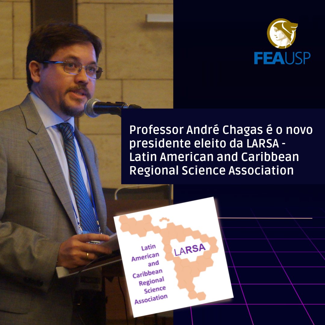FEAUSPcomunica's tweet photo. A Associação representa os interesses afiliados e comuns das diversas organizações científicas regionais dos países da América Latina e do Caribe. #andrechagas #feausp #economiafeausp #larsa https://t.co/gF8YdYijM9