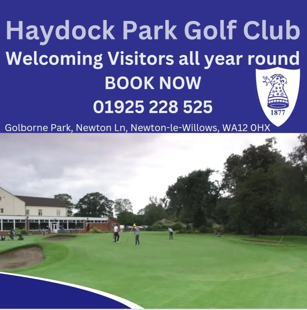 Book Now!🏌️
If you have any enquiries, please get in touch  with the Haydock Park Golf Club team member

T: +44 1925 228525 | E: office@haydockparkgc.co.uk