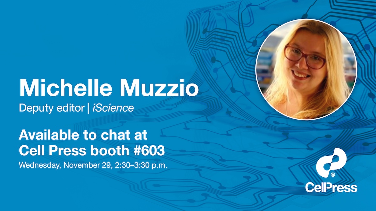 CellPressNews's tweet photo. How does #materialsscience fit into the scope of @iScience_CP? Deputy editor @michmuzz would be glad to answer your questions at #F23MRS https://t.co/o53nB6NDbx