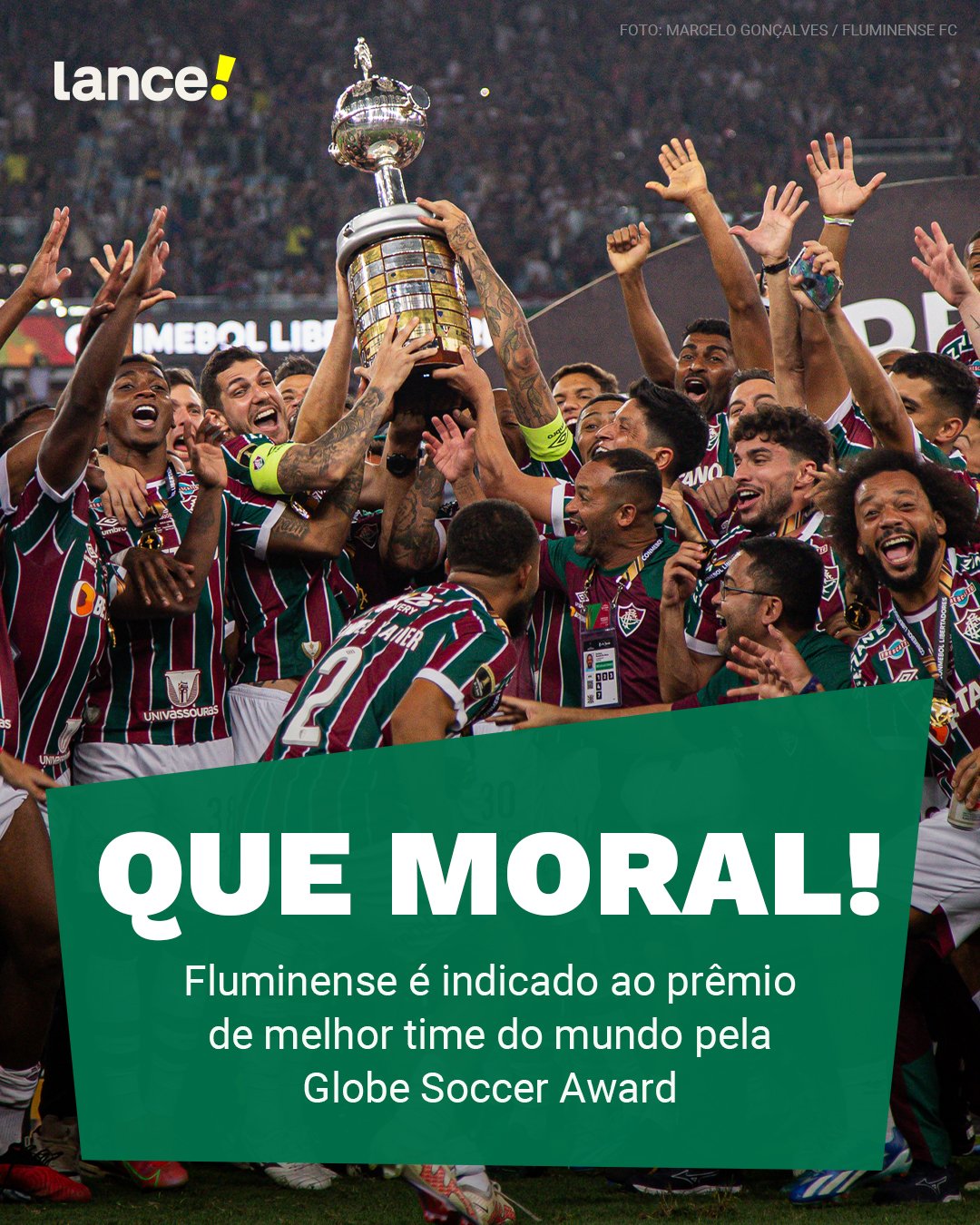 Fluminense é indicado ao prêmio de melhor time do mundo pelo Globe