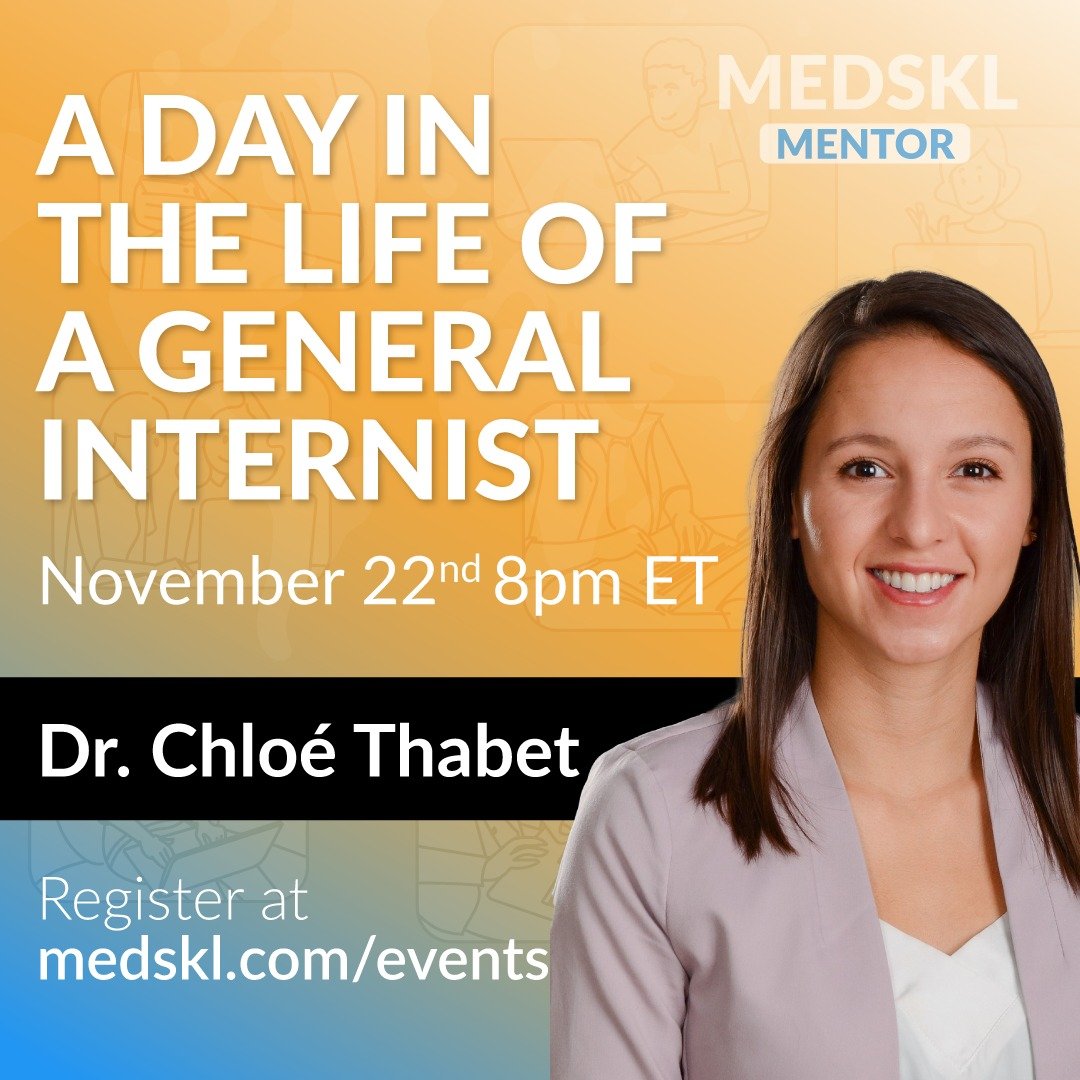MENTORSHIP in Internal Medicine: Dr. Thabet (R4 GIM) will host a mentor session as, sharing what her life is like as a General Internist 📷 Nov 22 📷 8PM EST. Bring your Qs! Register: medskl.com/events #medtwitter #foamed #medstudents #MedicineMentorship #InternalMedicine