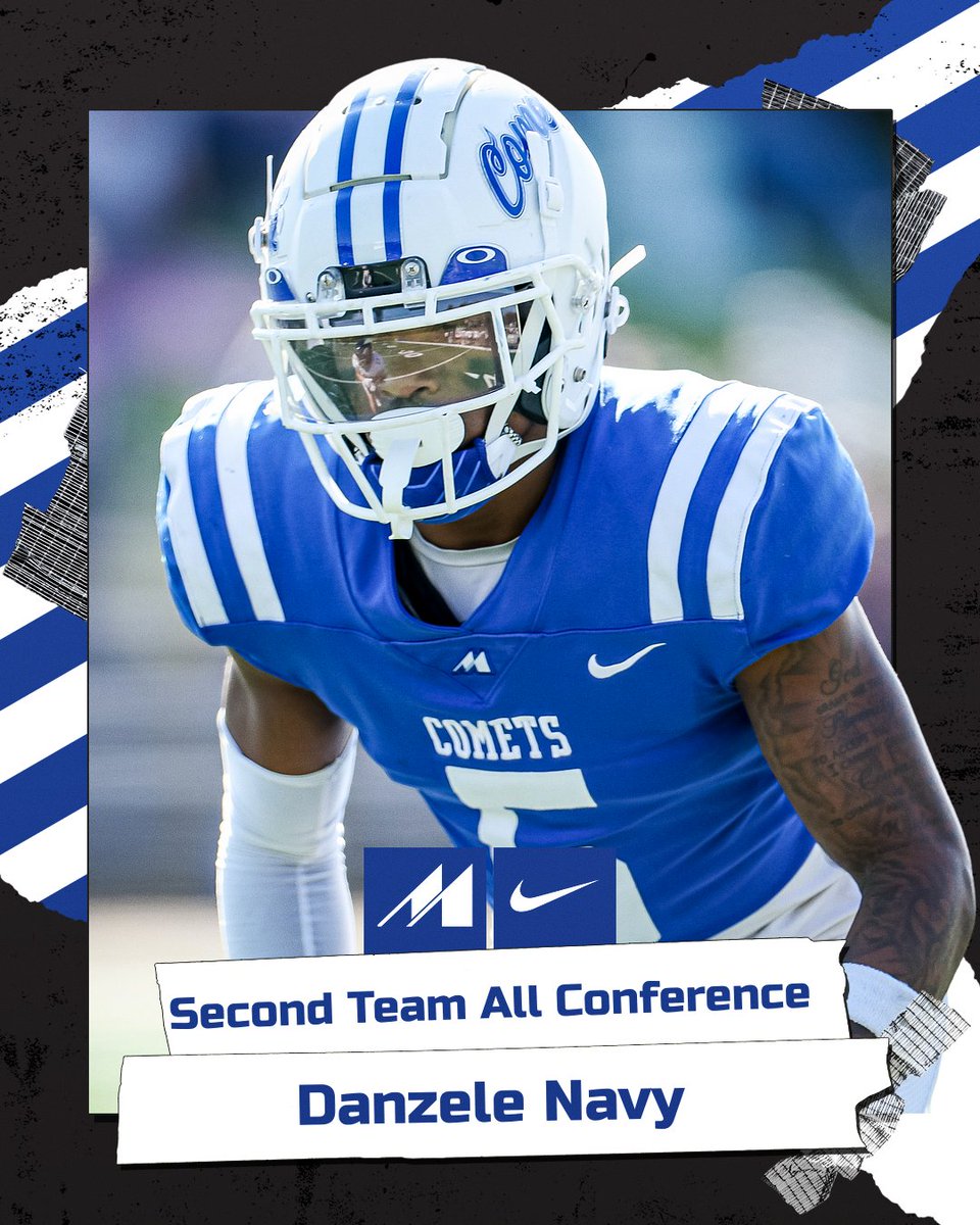 🏈| Our final second team all conference player!

#2- Danzele Navy, Jr. DB from Brooklyn Park, Minn.