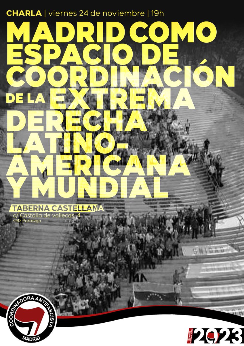 Coordinadora Antifascista Madrid tweet media