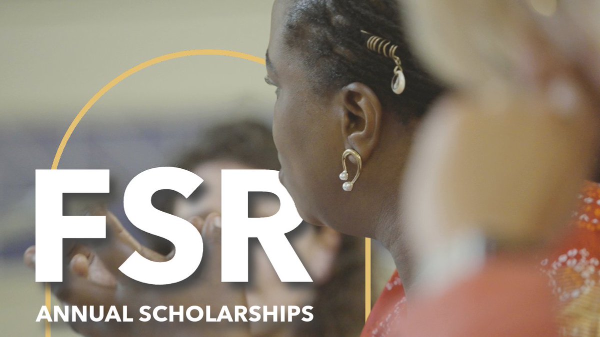 🎬Diversity, equity, and inclusion are not just words.
The #FSRAnnualScholarships aim to support motivated candidates in deepening their knowledge and advancing their careers. 
Join our community, apply now!⬇️
youtube.com/watch?v=QE549T…