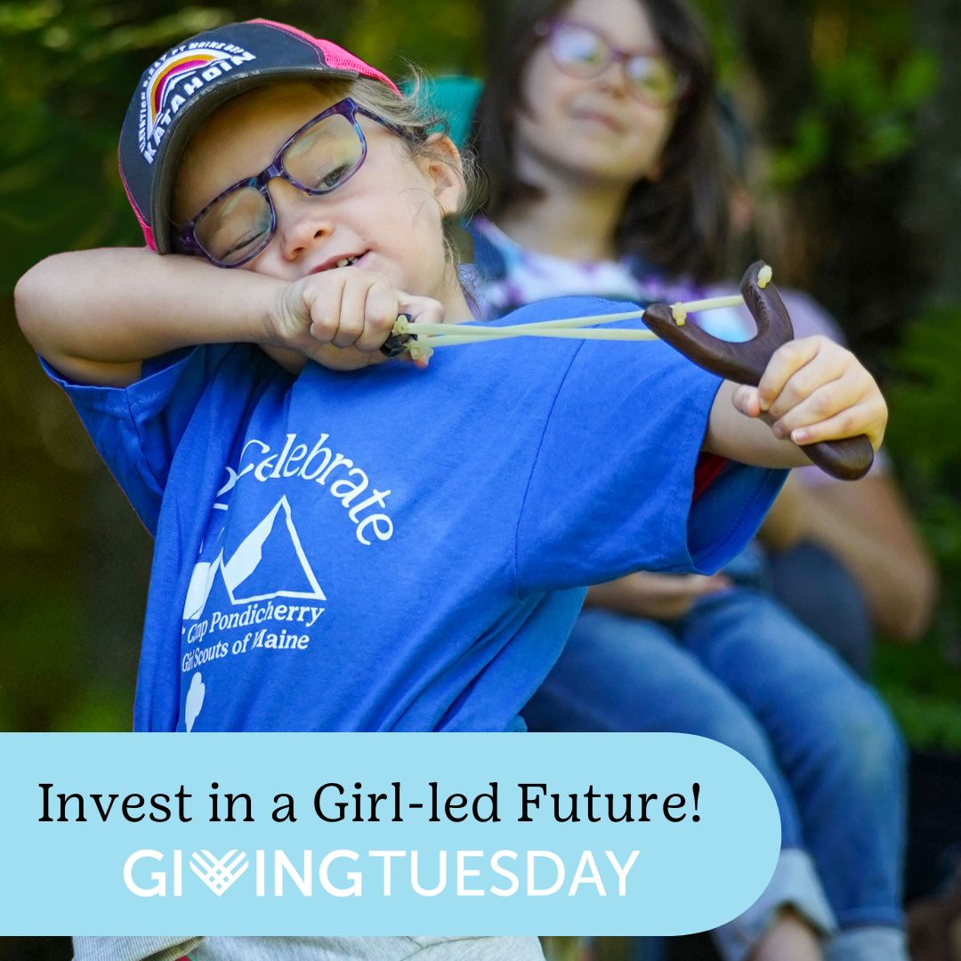 GirlScoutsofME's tweet image. 🌟 #GivingTuesday is almost here! Why support GSME on Nov 28? Your contribution will empower Girl Scouts in Maine at they explore their strengths, embrace new challenges, and be true to themselves. 💚 bit.ly/gsmedonate #MakeADifference #GSME #GirlScouts #SupportGirlScouts