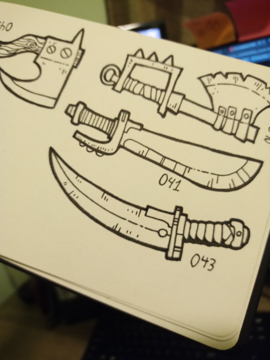 Tiny weapon day 43 #sketchbook