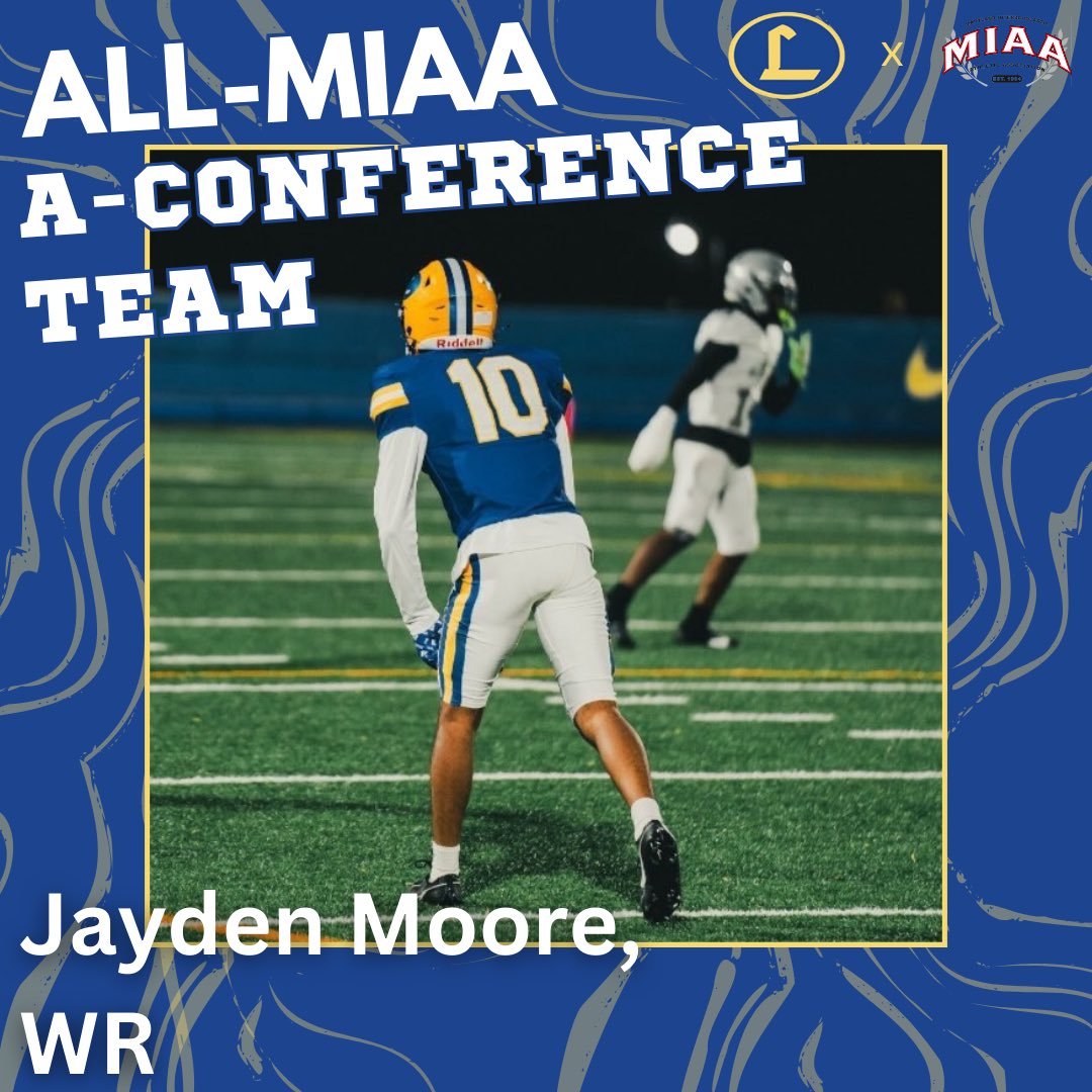 Congratulations, Jayden, on making the All-MIAA A-Conference team! We are so proud of you!