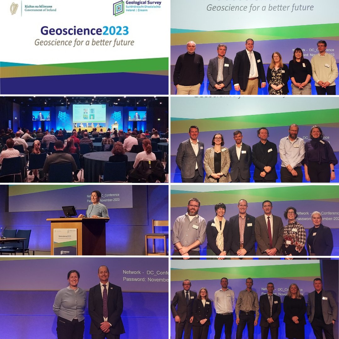 GeolSurvIE's tweet photo. You can read all about our #Geoscience2023 conference which took place on Tuesday, 7 November in @dublincastleOPW on our website here: https://t.co/UiY8ELqPP2
Thanks again to everyone who took part and attended especially Oonagh Buckley, Sec. Gen., @Dept_ECC. https://t.co/j4pte3VIQB