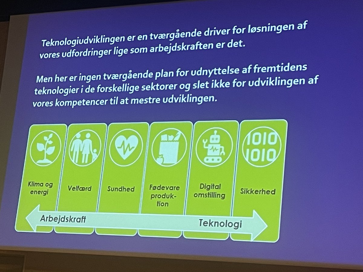 majaATV's tweet photo. @KnudsenLisbeth argumenterer for at arbejdskraft og teknologi er to vigtige partnere i en strategi for brug af teknologi - meget enig https://t.co/gl1jnwP45F