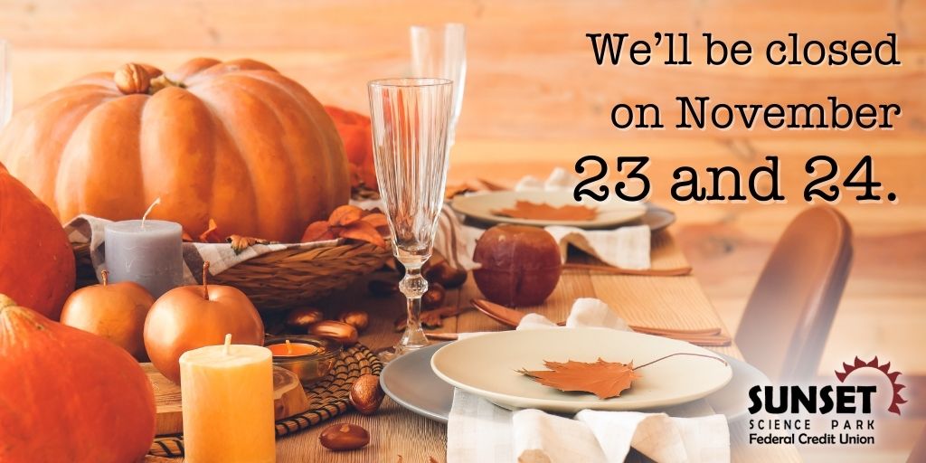 SunsetCU's tweet image. In the spirit of gratitude and togetherness, we'll be closed on November 23 and 24. Wishing you all a warm and wonderful Thanksgiving celebration with loved ones. We'll be back to serve you on Monday. 🦃🍂

#SimpleToSwitch
#KeepPortlandWeird