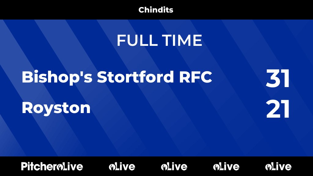 FULL TIME: Bishop's Stortford RFC 31 - 21 Royston
#BISROY #Pitchero
bsrfc.co.uk/teams/22586/ma…