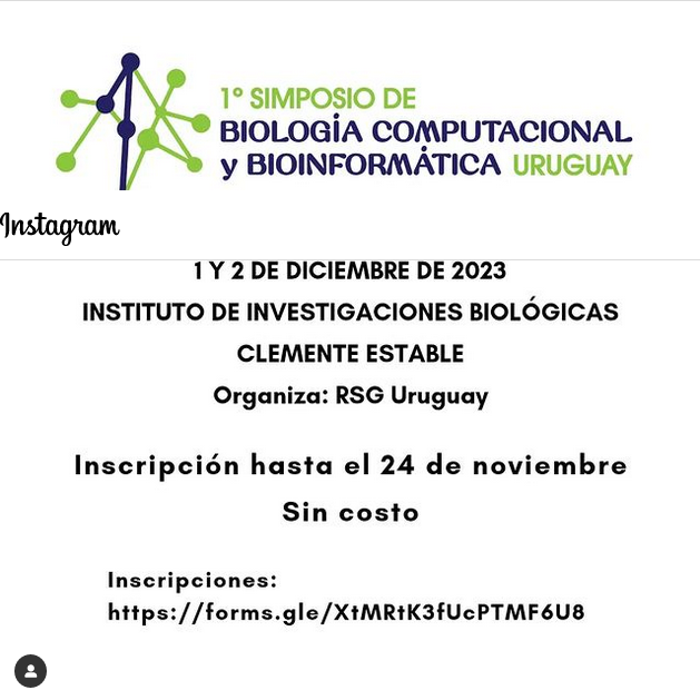 Están abiertas las inscripciones para el 1er. Simposio de Biología Computacional y Bioinformática. Charlas y sesiones de póster a cargo de investigadores y  estudiantes que trabajan en estas temáticas. Inscripciones: forms.gle/XtMRtK3fUcPTMF…