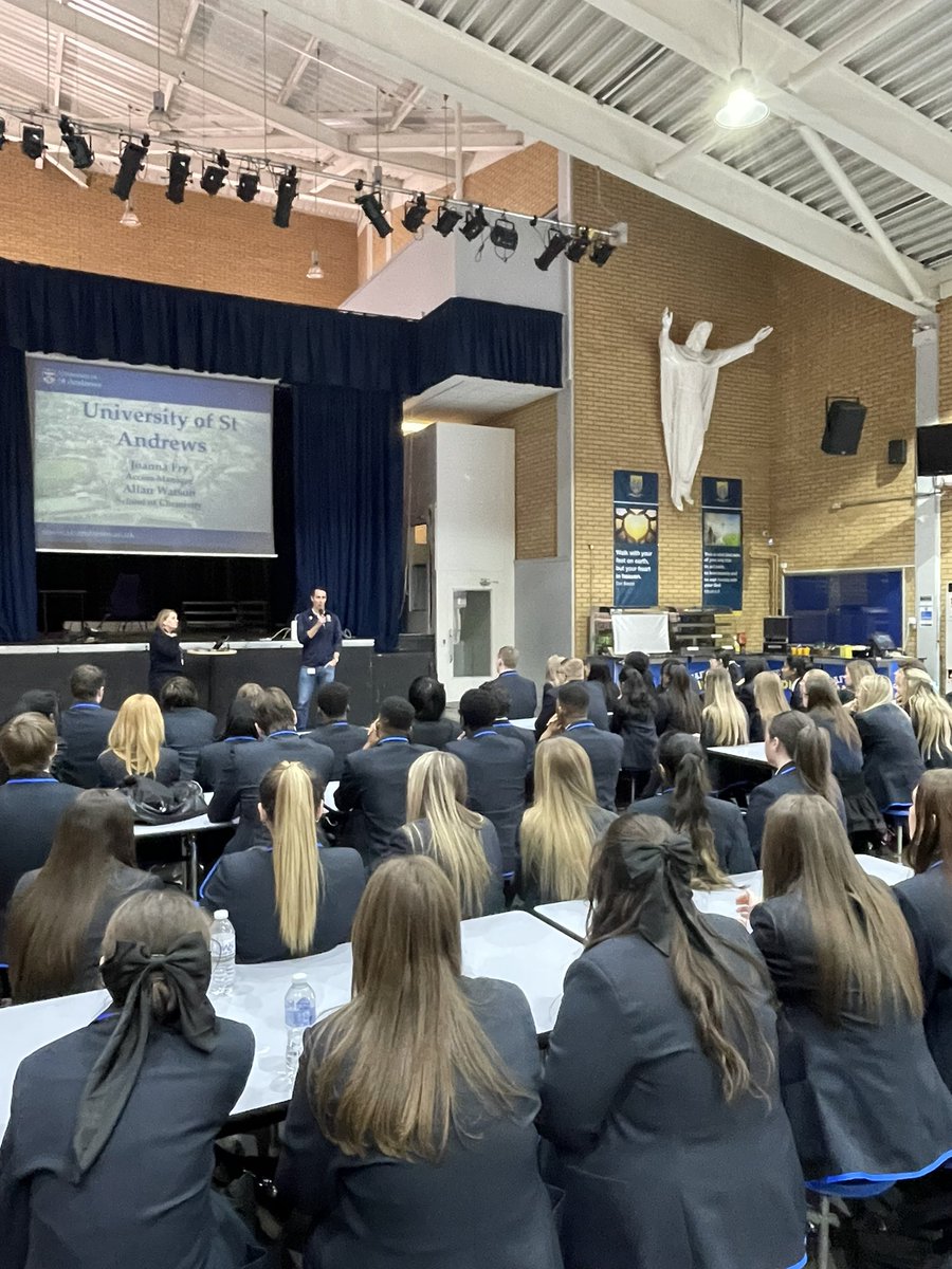 St Andrew's Secondary School (@standrewsrcsec) on Twitter photo Delighted to welcome our friends (and former pupil) from <a href="/univofstandrews/">University of St Andrews</a> who presented to our senior pupils on <a href="/ucas_online/">UCAS</a> applications and living away from home. Thanks to Joanna and Alan for their time today. #WideningAccess
<a href="/SClassof2024/">St Andrewβs Secondary - ClassOf2024</a> <a href="/NMacLellan1/">S6 - Class of 2025</a> Delighted to welcome our friends (and former pupil) from <a href="/univofstandrews/">University of St Andrews</a> who presented to our senior pupils on <a href="/ucas_online/">UCAS</a> applications and living away from home. Thanks to Joanna and Alan for their time today. #WideningAccess
<a href="/SClassof2024/">St Andrewβs Secondary - ClassOf2024</a> <a href="/NMacLellan1/">S6 - Class of 2025</a>