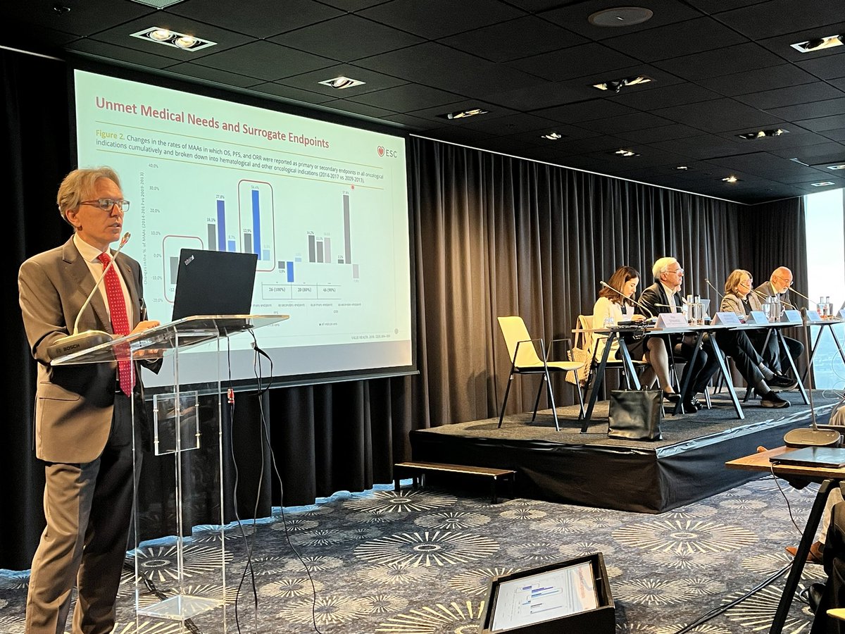 escardio's tweet image. Happening now:
@escardio Cardiovascular Round Table #ESCardioCRT workshop ‘Unmet Medical Needs’ with leading academics, industry partners and representatives from @EMA_News 

This high-level forum is discussing and aiming to:

▶️ better understand the interaction between #EU…