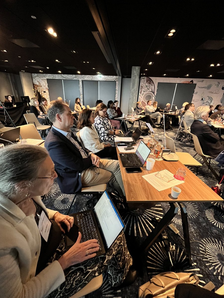 escardio's tweet image. Happening now:
@escardio Cardiovascular Round Table #ESCardioCRT workshop ‘Unmet Medical Needs’ with leading academics, industry partners and representatives from @EMA_News 

This high-level forum is discussing and aiming to:

▶️ better understand the interaction between #EU…