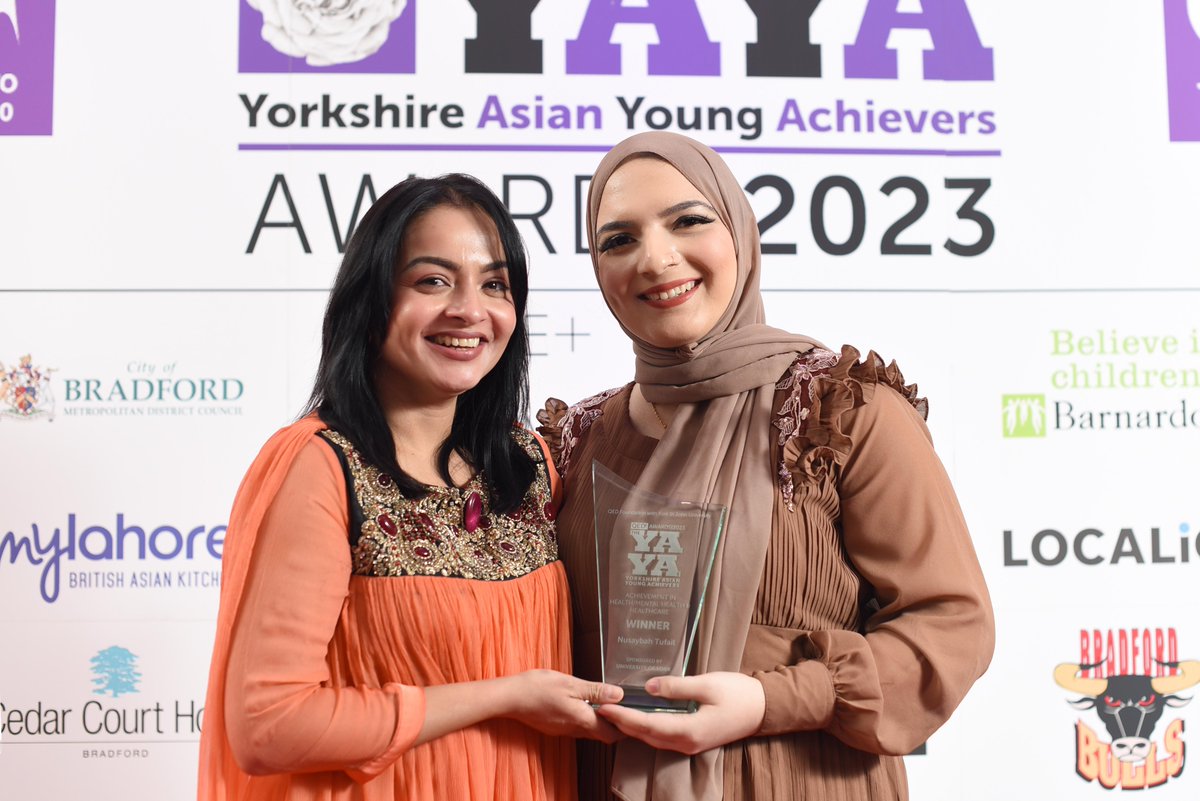 Nusaybah Tufail, 22, was awarded #theYAYAS2023 Achievement in Health, Mental Health, or Healthcare award, sponsored by the University of York.