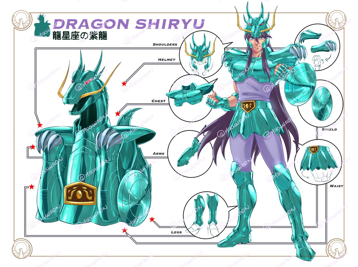 Shiryu e sua armadura V1 do anime.
#SaintSeiya #bronzesaint #shiryu #shiryudedragon #shiryudedragão #leschevaliersduzodiaque #loscaballerosdelzodiaco #ilcavalieridellozodiaco #聖闘士星矢