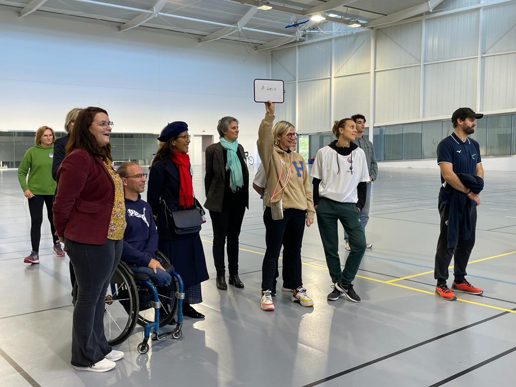 Pour la #SEEPH2023, les agences @pole_emploi de #Nantes organisaient aujourd'hui une opération Du Stade vers l'Emploi, spéciale #handicap. Au travers d'activités de sport adapté, candidats et recruteurs ont fait connaissance autrement, ouvrant la porte à de futurs #recrutements👍