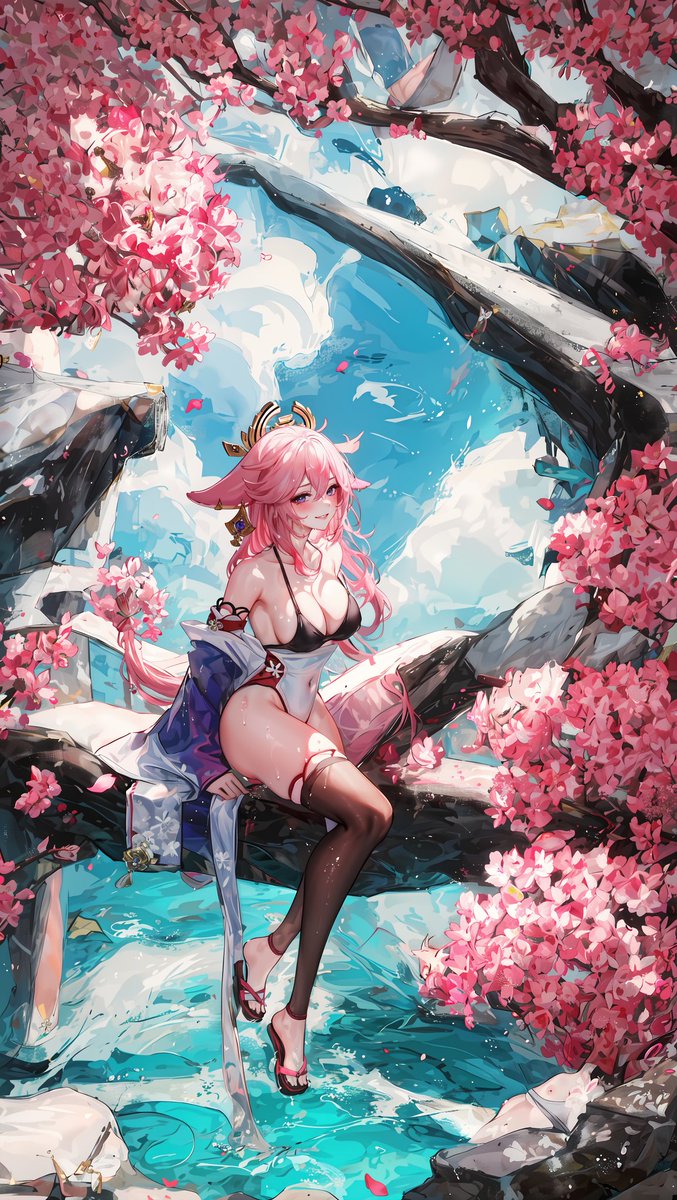 DrArchont's tweet photo. #AIイラスト
#AI術師さんと繋がりたい
#AIイラスト好きさんと繋がりたい 
#Aiart #AIArtCommuity #AIArtworks  #Aigirl #animegirl #Gamegirl
Anyway, here we go... last pack of art) and I don't think you'll be seeing me here anytime soon) good luck everyone) goodbye🙂 
#yaemiko #Genshin https://t.co/hLOOBXfyF9