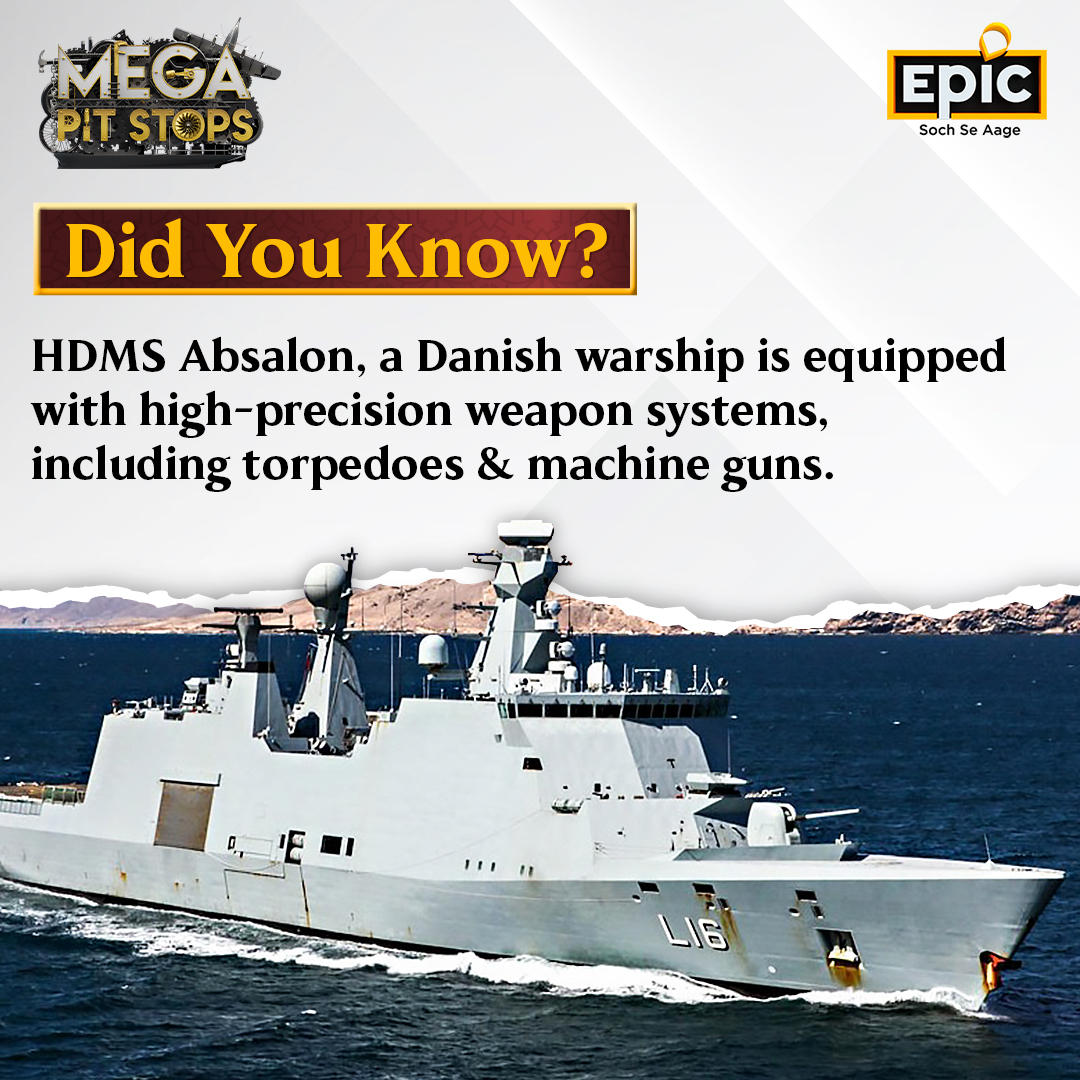 OfficalEPICTV's tweet photo. A masterpiece of naval engineering!⚙
To get amazed by the modern applications of technology, tune in to Mega Pit Stops, every Tuesday at 7 PM only on EPIC & Epic On.
#MegaPitstops #Warships #Ships #NavalArchitecture #Technologies #Innovation #Invention #Engines #EPIC https://t.co/b2faFfupAH