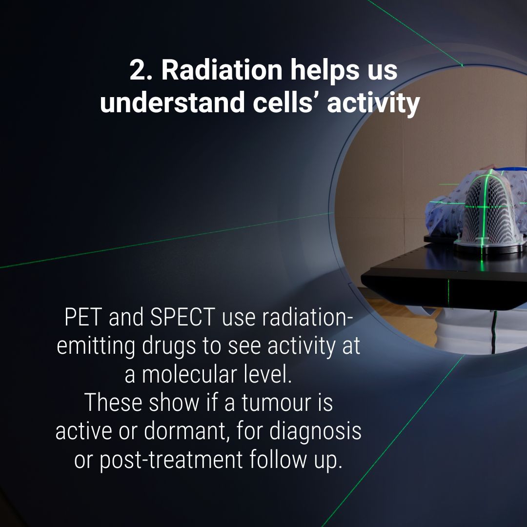 iaeaorg's tweet photo. Medical imaging, radiation, radiotherapy, radiopharmaceuticals, and sterilization: here are 5 ways nuclear science helps cancer patients.