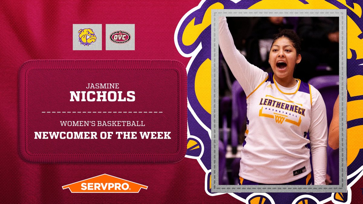𝗢𝗩𝗖 𝗪𝗼𝗺𝗲𝗻'𝘀 𝗕𝗮𝘀𝗸𝗲𝘁𝗯𝗮𝗹𝗹 🏀 𝗡𝗲𝘄𝗰𝗼𝗺𝗲𝗿 𝗼𝗳 𝘁𝗵𝗲 𝗪𝗲𝗲𝗸
<a href="/WIUWBB/">Western Illinois Women's Basketball</a> junior Jasmine Nichols (<a href="/jmnichols03/">JAZZY</a>)

• Came off bench for 20 points on 8-of-9 shooting vs. Hannibal-LaGrange

#OVCit | #GoNecks | Presented by <a href="/SERVPRO/">SERVPRO</a>