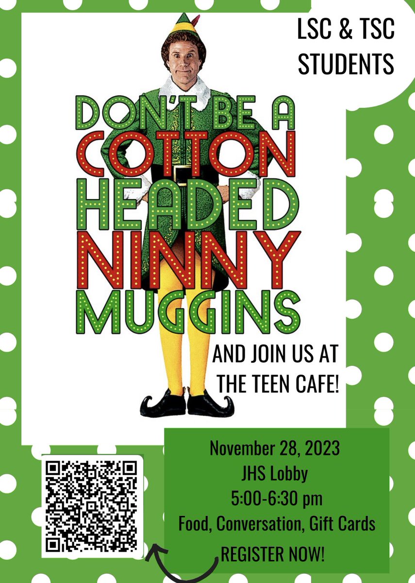 TSC Brain Brigade (@tscbrainbrigade) on Twitter photo HHS, MHS & JHS Students! Be sure to sign up for our next Teen Cafe on November 28! <a href="/HHSPrincipal10/">Harrison High School Principal</a> <a href="/MHSMavPrincipal/">McCutcheon High School Principal</a> <a href="/LSC_AEN/">Applied Educational Neuroscience in LSC</a> HHS, MHS & JHS Students! Be sure to sign up for our next Teen Cafe on November 28! <a href="/HHSPrincipal10/">Harrison High School Principal</a> <a href="/MHSMavPrincipal/">McCutcheon High School Principal</a> <a href="/LSC_AEN/">Applied Educational Neuroscience in LSC</a>
