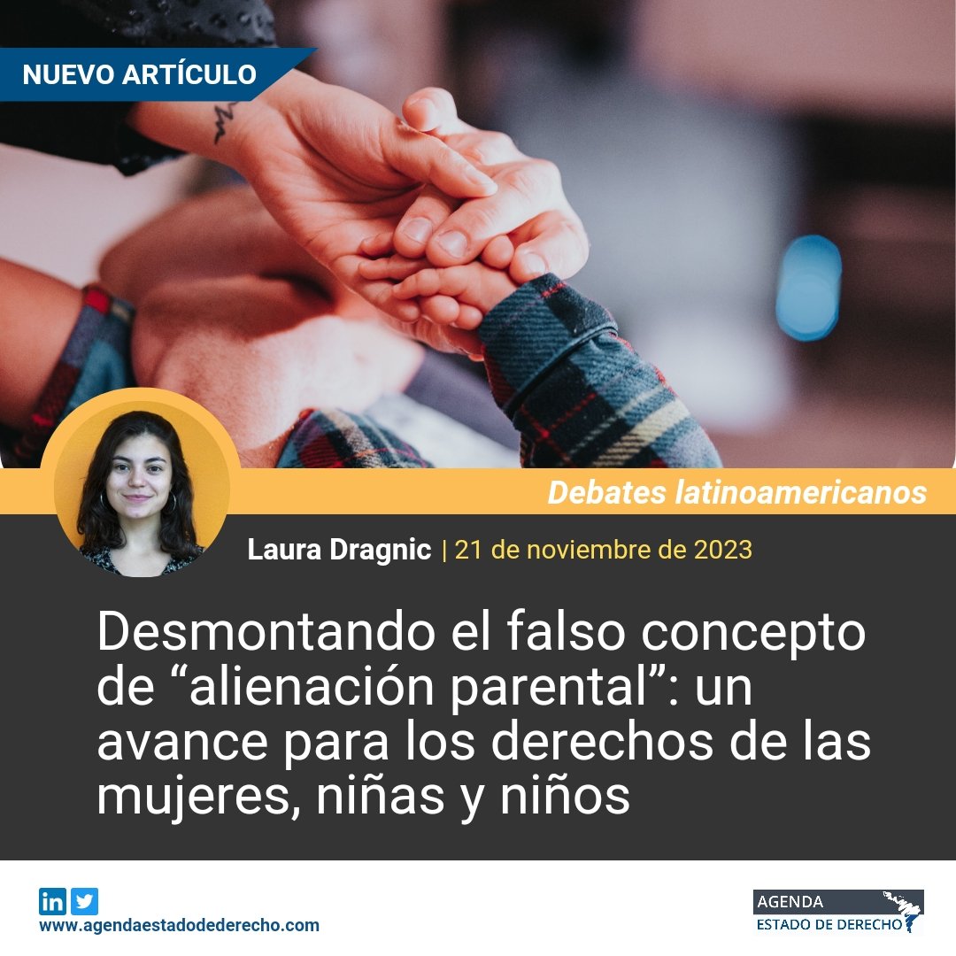 A_EstadoDerecho's tweet photo. ¿Qué es el síndrome de alienación parental y qué ha dicho el Derecho Internacional de los Derechos Humanos sobre aquello? ✍️ @laladrto responde en su análisis: https://t.co/SxjZ813VXT https://t.co/wuC2Rwm9Zg